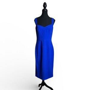 Dress the Population Vibrant Royal Blue Dress Sweetheart Neckline Large